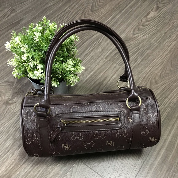 mickey mouse leather purse